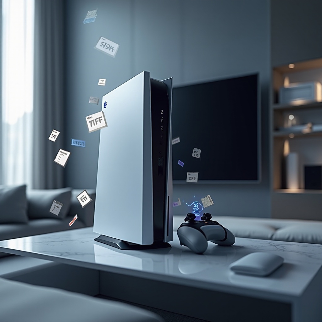 Erfahren Sie, welche Dateiformate die PS5 für Bildübertragung unterstützt, um optimale Qualität zu erzielen.